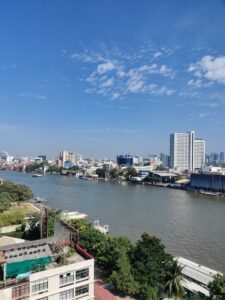 Vue de notre hôtel à Bangkok